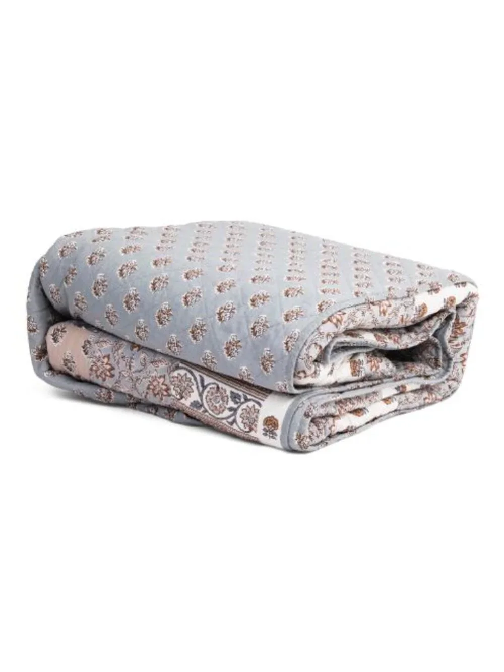 RACHEL ZOE Cotton Printed Patchwork Quilt Set